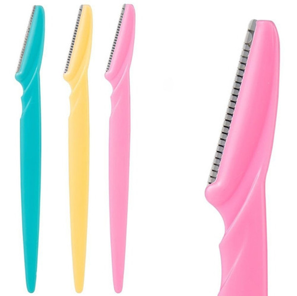 Kit 3 Navalhete Para Sobrancelha E Aparador De Pelos Facial 0