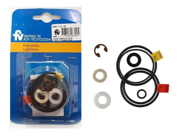 Kit Oring Y Retenes Valvula Inodoro 0368 Repuesto Original 0
