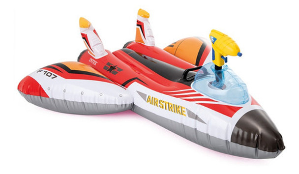 Juegos Inflables Nave De Montar Con Pistola De Agua Intex 0