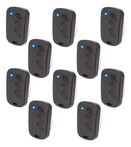 Kit 10 Controle Portão Eletrônico Ppa Garen Rcg Ipec 433mhz 0