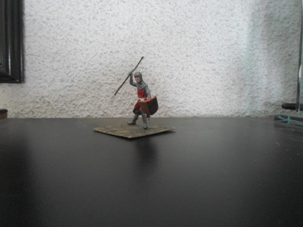 Soldadito Plomo -medioevo -plomo- 54 Mm- A-infantería 0