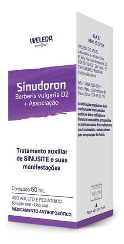 Sinudoron Solução Oral Em Gotas Com 50ml 0