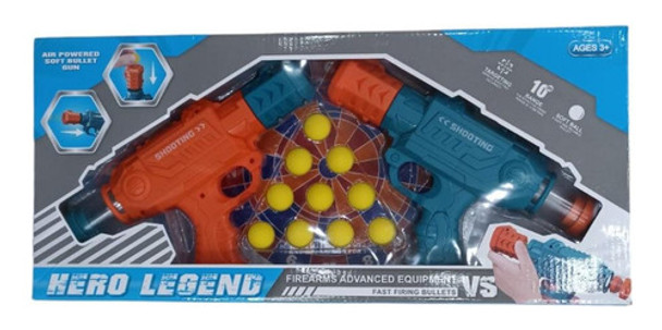 Set De Pistolas Lanza Bolitas Soft 0