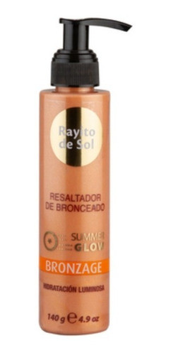 Rayito De Sol Bronzage Resaltador De Bronceado Crema 140g X2 0