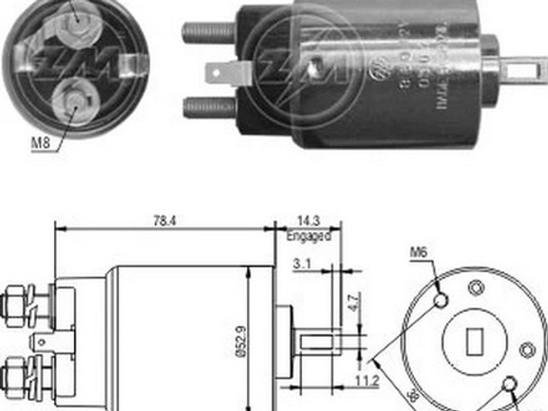 Solenoide O Automatico De Arranque Zm 980 0