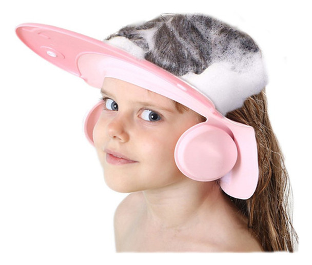 Visera De Ducha Para Bebe Para Enjuagar El Cabello-rosa 0