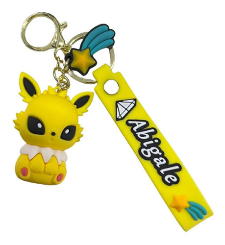 Llavero De Goma Pokemon - Jolteon 0