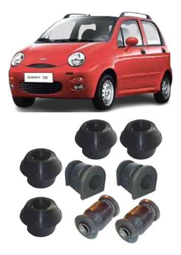 Kit X8 Bujes Tren Delantero Completo Chery Qq Año 2011 0