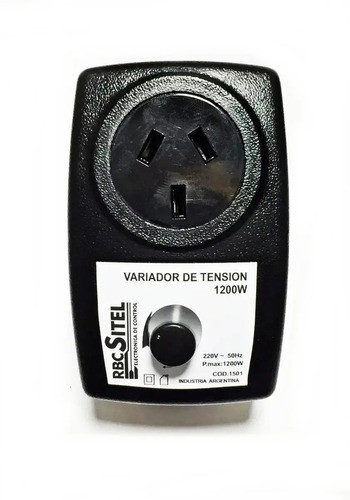 Variador De Tensión Enchufable 1200w Rbc 0