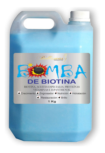 Bidon Mascara Capilar Bomba De Biotina Bellamax 5kg 0 Bidon Mascara Capilar Bomba De Biotina Bellamax 5kg 0