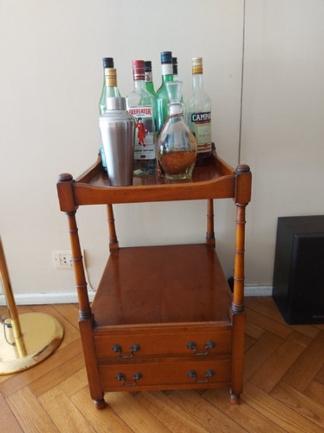 Mesa De Arrime Madera De Cerezo 0