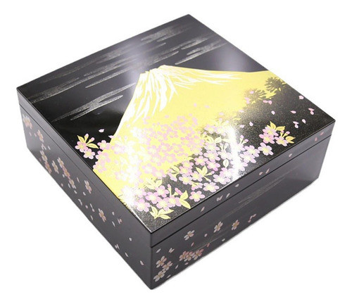 Bandeja Japonesa Para Sushi, Lancheira 12,5cmx12,5cmx6,5cm 0