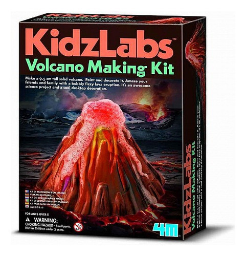 Kit Manualidades Volcán Erupción Creá Pintá Y Hace Erupción 0