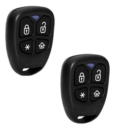 2x Controle Compatível C/ Px46 Alarme Positron Flex Completo 0