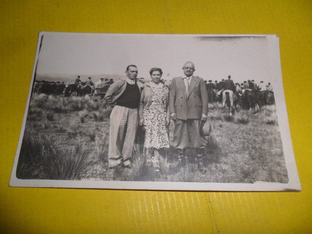 Antigua Foto Fotografia Gaucho Caballo Campo 0