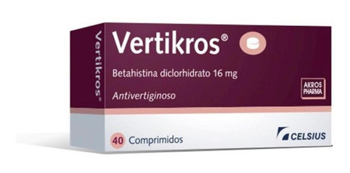 Vertikros 16mg 40 Comp 0