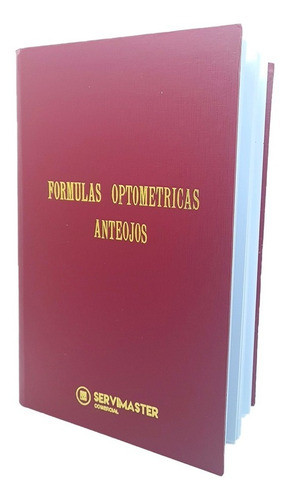 Libro Ópticas  Recetario De Anteojos X 400 Folios (local) 0