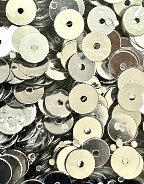 Lentejuela Plana 6 Mm, Plata, Excelente Oferta X 40 Gramos 0