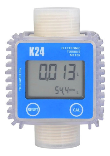 K24 Digital Lcd Medidor De Fluxo De Combustível Para 0