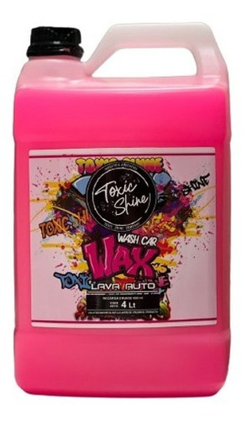Shampoo Wax Con Cera Carnauba Toxic Shine Galon Ph Neutro 0