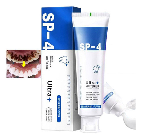 L Creme Dental Probiótico, Clareamento Dentário, Creme 0