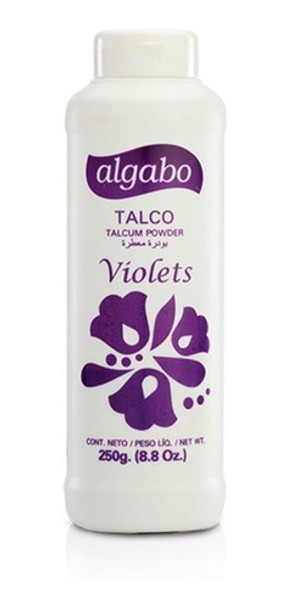 Talco Perfumado Violets Algabo 250 Gr ( Mayorista Z Sur ) 0