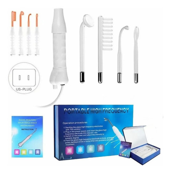 Aparelho Alta Frequência Eletroterapia Bivolt Limpeza Pele 0