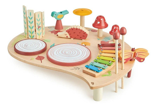 Juguete Mesa Musical Didactica Tender Leaf Madera Infantil 0