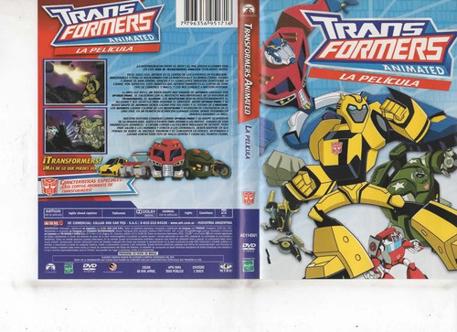 Transformers Animated La Película - Dvd Original - Mcbmi 0
