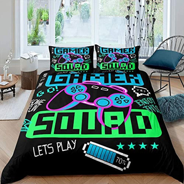 Juegos De Ropa De Cama Para Juegos Para Niños Twin, Gamer Co 0