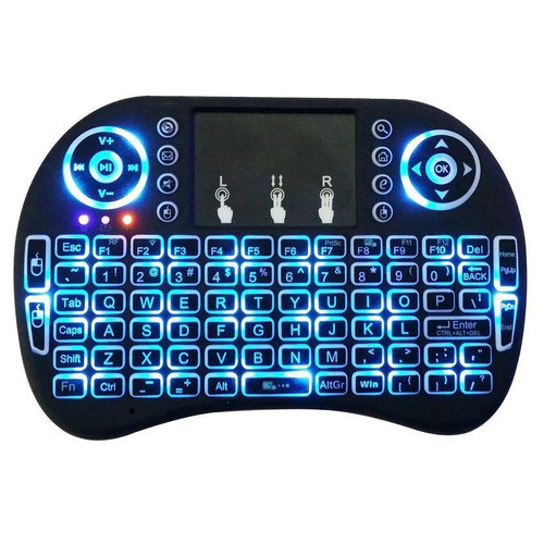 Mini Teclado Iluminado Android Windows Smart Tv Tv Box 0