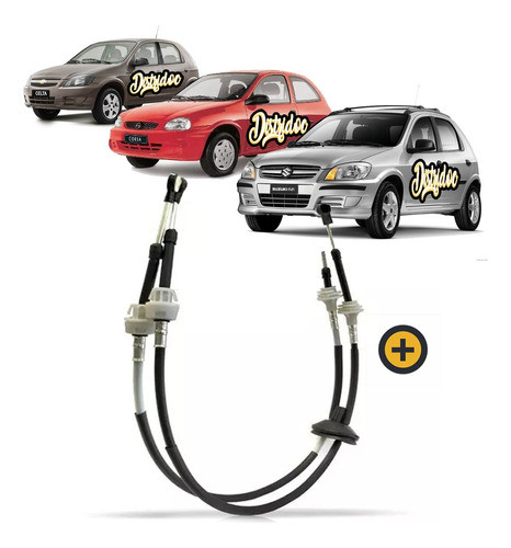 Juego Cable Comando Selectora Chevrolet Corsa Fun Celta 0