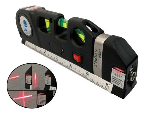 Nível Laser Profissional Trena Level Pro3 Estágios Nivelador 0