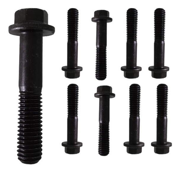 10 Un Parafuso Sextavado Flangeado M12x45 Aço 10.9 Rp Grossa 0