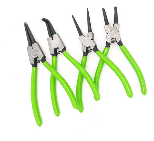 Alicates Extrator De Anéis Interno Ou Externos Kit 4 Peças 0