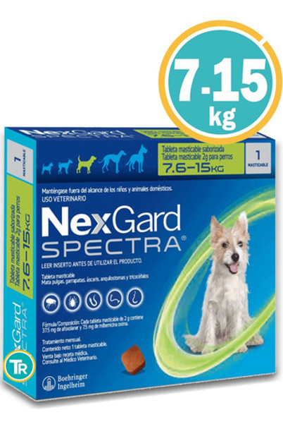 Pastilla Nexgard Spectra 7 - 15 Kg + Envío 0