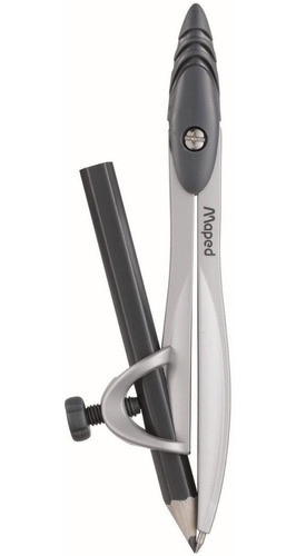 Compas Metalico Escolar Maped Study Abrazadera Niños Estuche 0