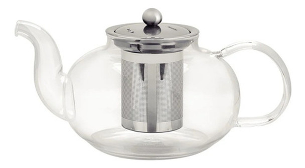 Tetera Vidrio Con Infusor 1 Lt Tramontina Apta Para Fuego 0
