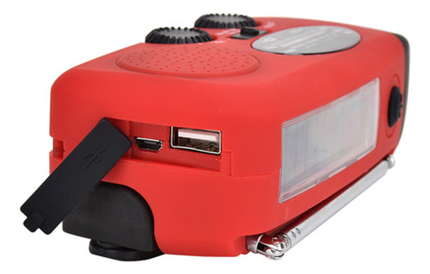 Banco Solar Portátil Alimentado Por Aparelho De Rádio Para E 0