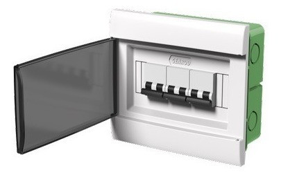 Caja Para Termicas 8 Bocas Pvc Embutir Ip30 Genrod Eco 0