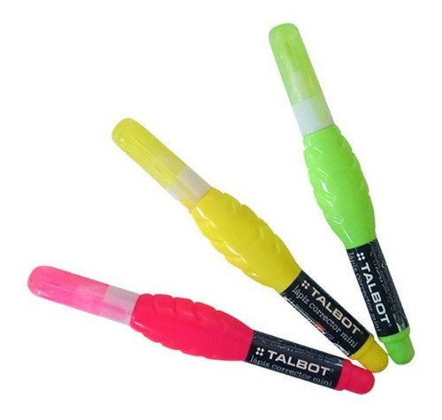 Lapiz Corrector Mini Talbot Cuerpo Neon Fluo X Unidad 0
