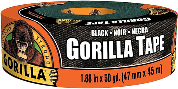 Gorilla Duct Tape, 1.88  X 50yd, Negro 0