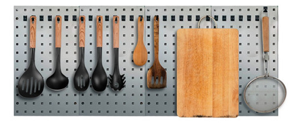 Organizador Utensilios De Cocina Con Ganchos Y Gavetas 0