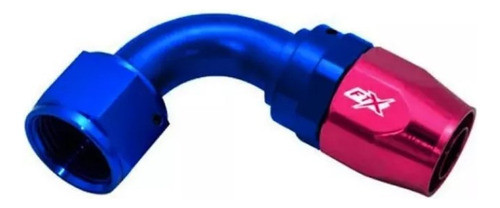Acople Conexión 90° An6 Azul Rojo Ftx Fueltech 0