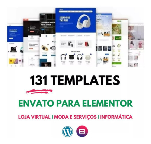 131 Templates Wordpress E Elementor Para Moda, Loja Virtual 0
