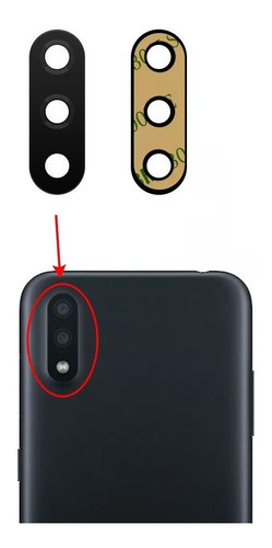 Vidrio Repuesto Lente Camara Samsung Galaxy A01 Original! 0