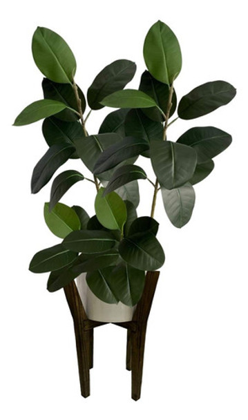 4 Mini Árvore De Ficus Artificial Folhagem Permanente 120 Cm 0
