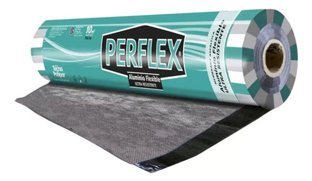 Rollo Membrana Asfáltica Aluminio 4mm 10m2 35 Kg Perflex 0