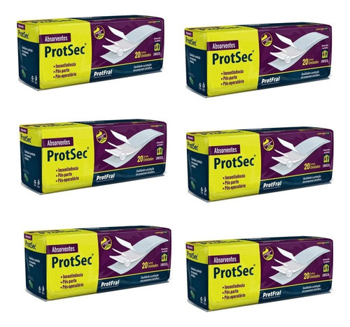 Absorvente Protsec/unissex/incontinência/pós Operatório. 0