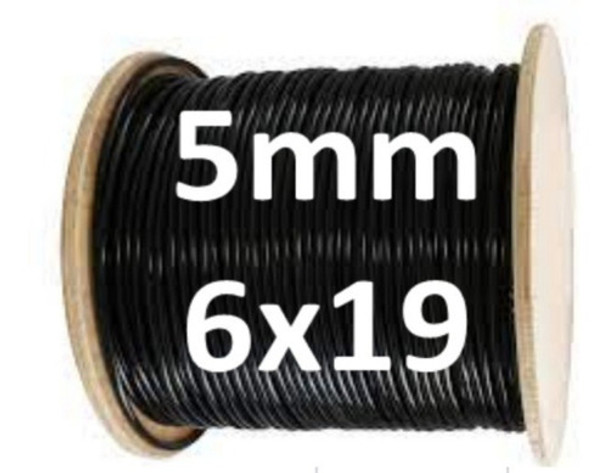 Cable Forrado Gimnasio Multigym  5mm Por 25 Metros 0